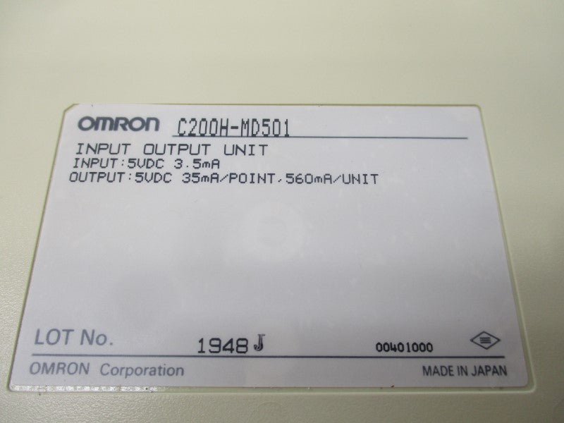 OMRON C200H-MD501 5VDC NSMP