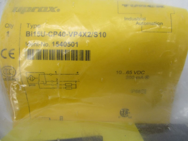 TURCK BI15U-CP40-VP4X2/S10 1540501 10-65VDC NSMP