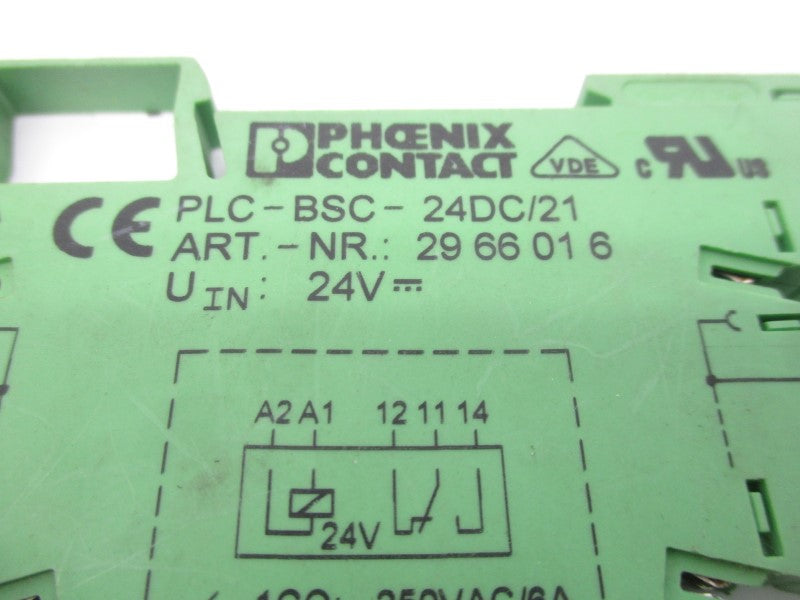 PHOENIX CONTACT PLC-BSC-24DC/21 2966016 24V UNMP