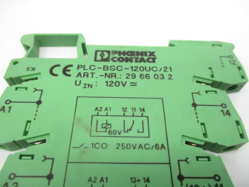 PHOENIX CONTACT PLC-BSC-120UC/21 2966032 120V UNMP