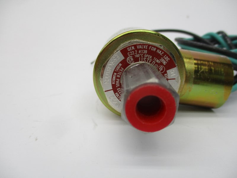 PETER PAUL ELECTRONICS E55KJ8XCCM 24VDC 25PSI NSNP