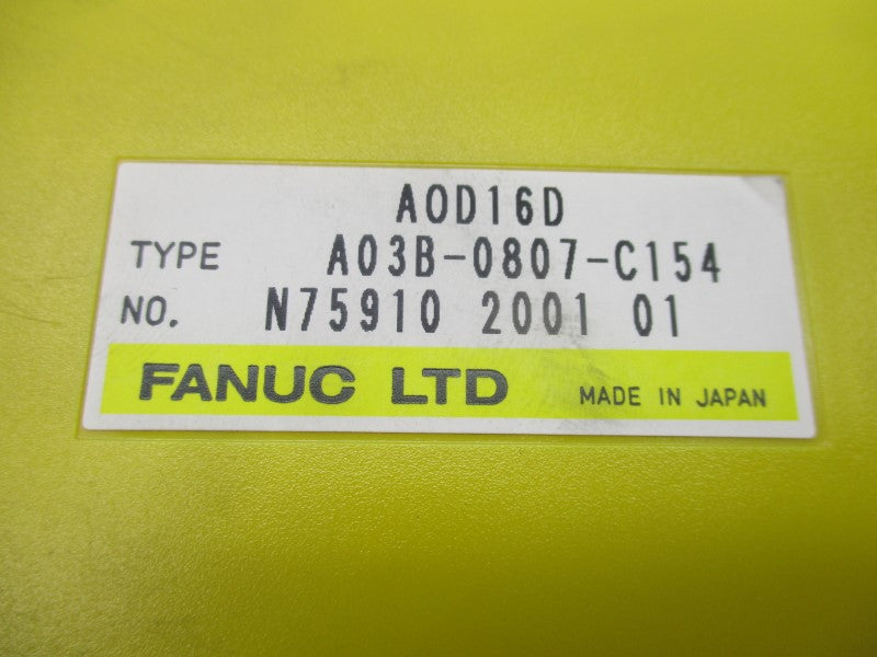 FANUC A03B-0807-C154 (AS PICTURED) UNMP