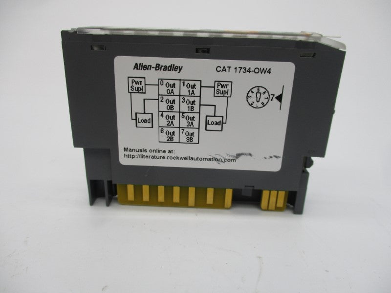 ALLEN BRADLEY 1734-OW4 SER. C F/W 3.022 5-30VDC 2A UNMP