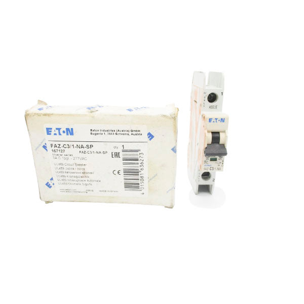 EATON FAZ-C3/1-NA-SP 167127 277VAC 3A (AS PICTURED) NSMP