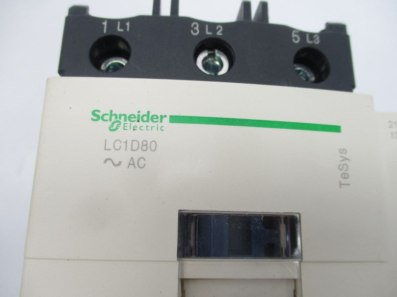 SCHNEIDER ELECTRIC LC1D80G7 120V (AS PICTURED 1) NSNP