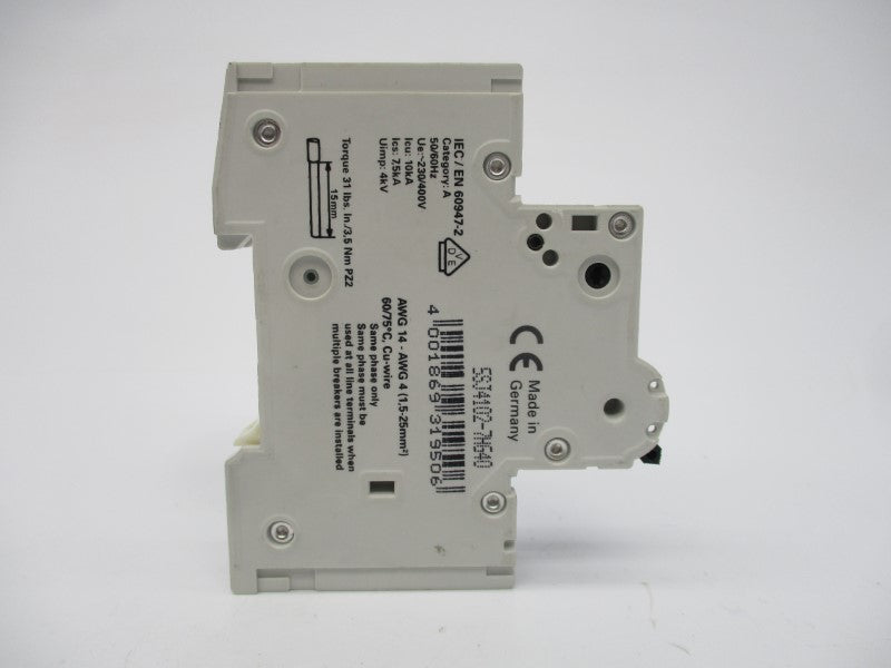 SIEMENS 5SJ4102-7HG40 230/400V 2A NSNP