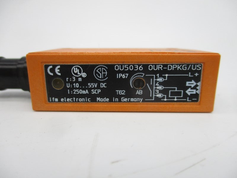 IFM EFECTOR OU5036 OUR-DPKG/US-100-DPS 10-55VDC NSMP
