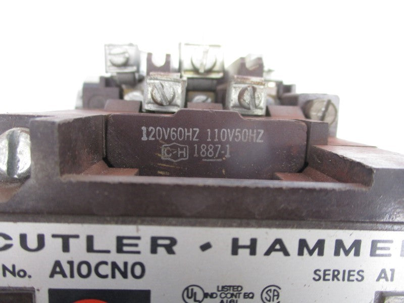 CUTLER HAMMER A10CN0 SER. A1 110/120V 27A (AS PICTURED) UNMP