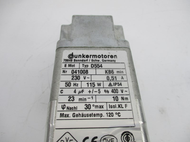 DUNKERMOTOREN D554 041008 230V 0.51A NSNP