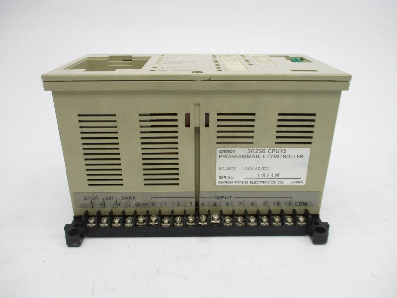 OMRON 3G2S6-CPU15 24VAC/DC (AS PICTURED) UNMP