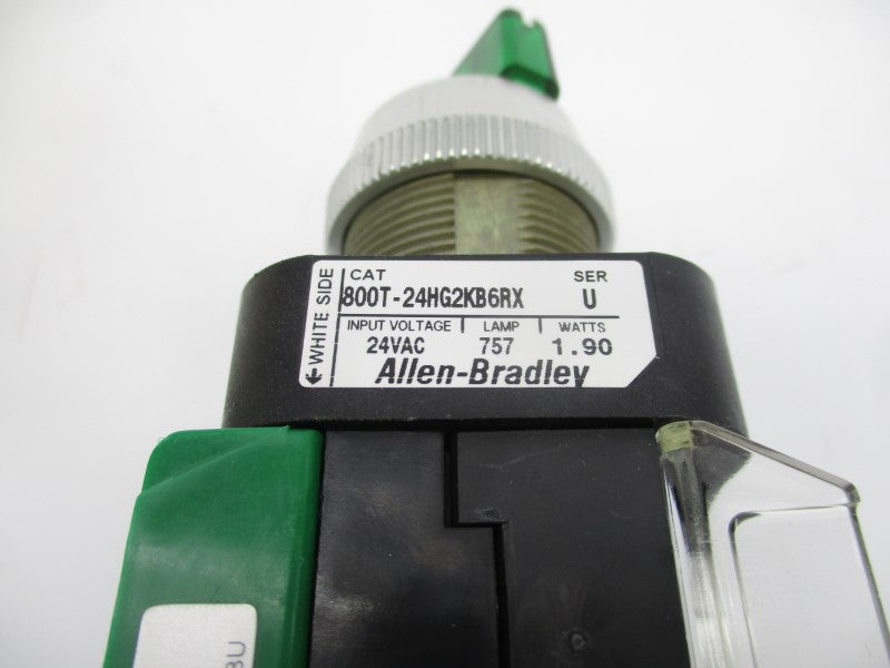 ALLEN BRADLEY 800T-24HG2KB6RX SER. U 24VAC (WH) NSMP