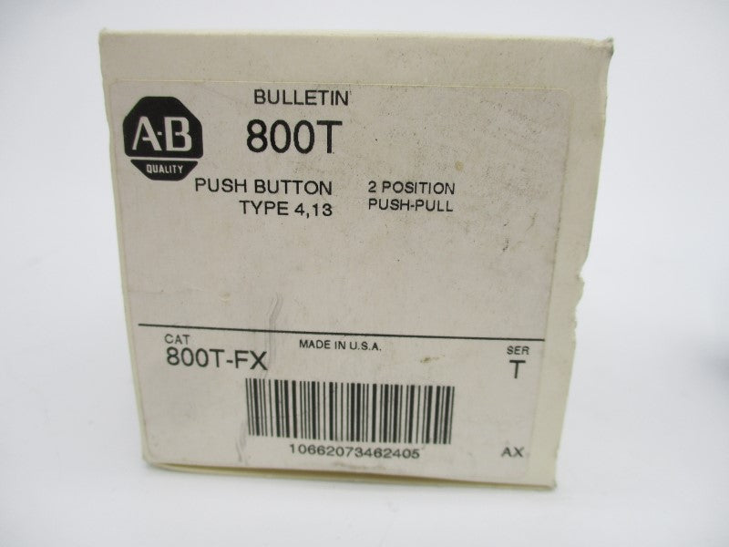 ALLEN BRADLEY 800T-FX SER. T (WH) NSMP