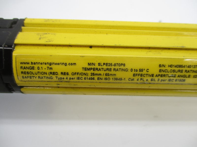 BANNER ENGINEERING SLPE25-970P8 24VDC 0.06A UNMP