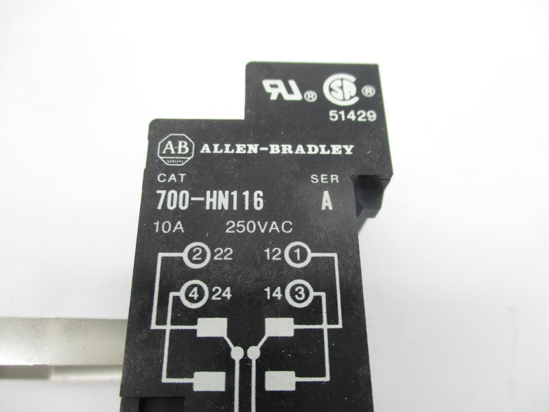 ALLEN BRADLEY 700-HN116 SER. A 250VAC 10A NSNP