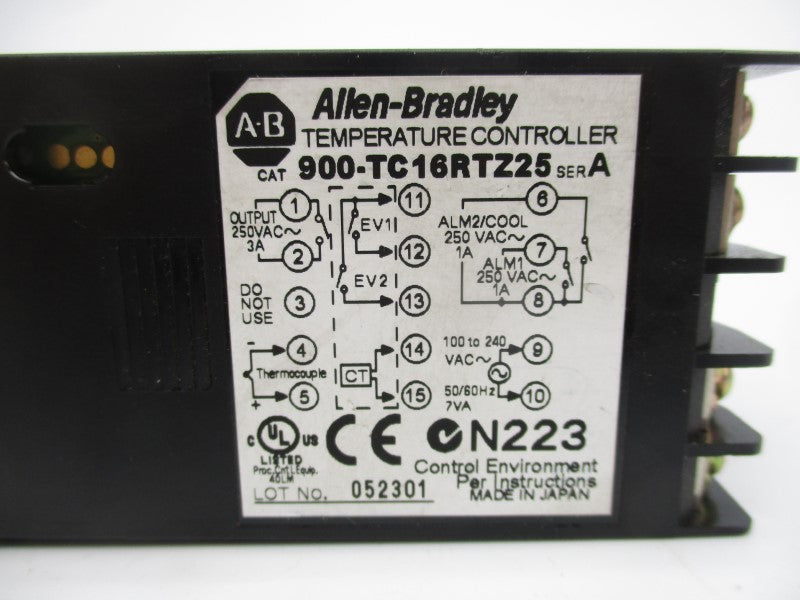 ALLEN BRADLEY 900-TC16RTZ25 SER. A 250VAC 1A UNMP