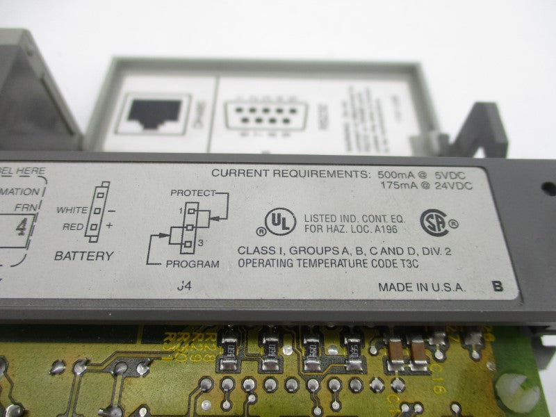 ALLEN BRADLEY 1747-L532 SER. B F/W 4 24VDC (NO KEY) UNMP
