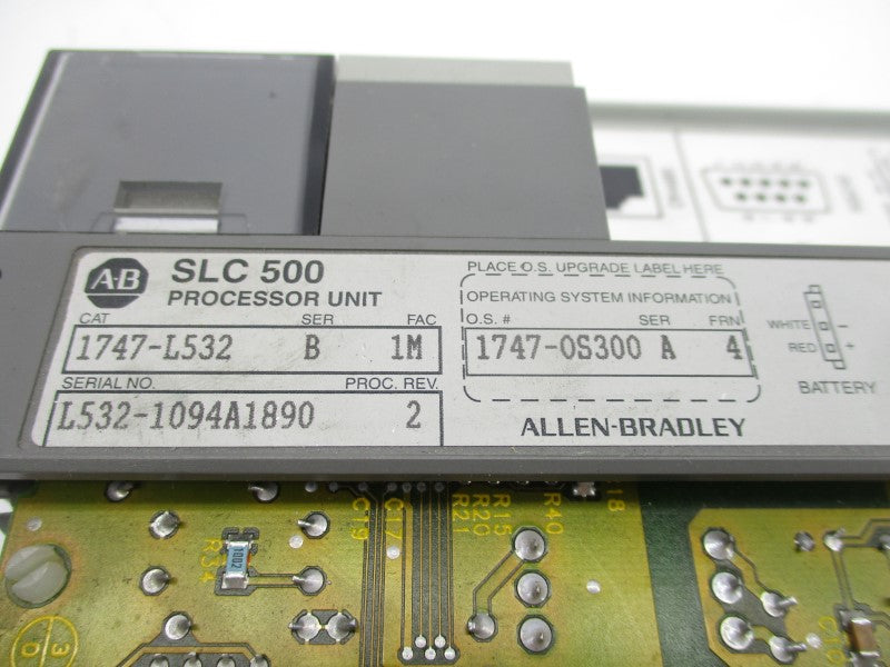 ALLEN BRADLEY 1747-L532 SER. B F/W 4 24VDC (NO KEY) UNMP
