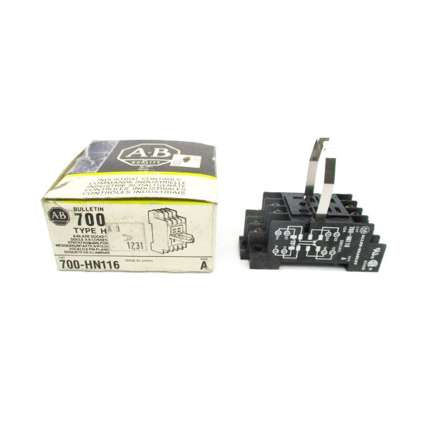 ALLEN BRADLEY 700-HN116 SER. A 250VAC 10A (BK/YL) NSMP