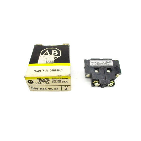 ALLEN BRADLEY 595-A34 SER. A (BK/GD) NSMP