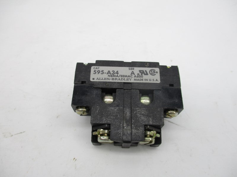 ALLEN BRADLEY 595-A34 SER. A (BK/GD) NSMP