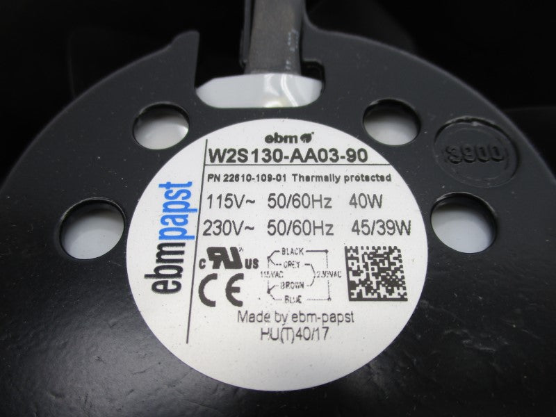 EBMPAPST W2S130-AA03-90 22610-109-01 115/230V NSNP