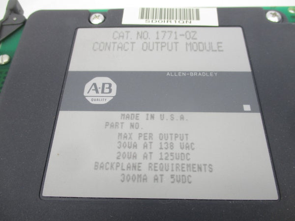 ALLEN BRADLEY 1771-OZ 5VDC (NO TERMINAL) NSNP