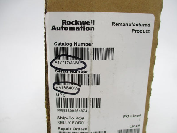 ALLEN BRADLEY 1771-OAN 80-265VAC (BOX) REMAN