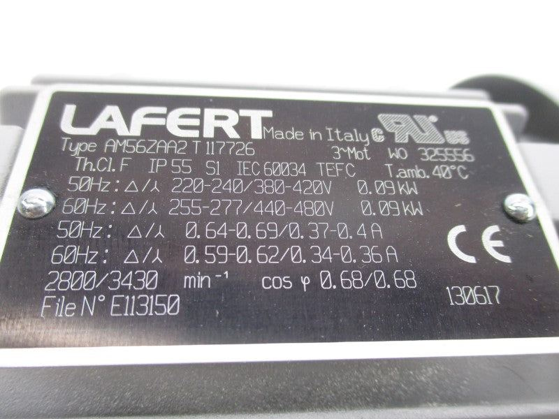 LAFERT AM56ZAA2T117726 W/INDUR A31 480V 0.36A NSNP