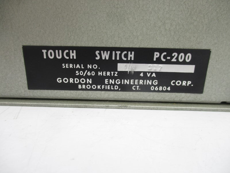 GORDON ENGINEERING PC-200 NSNP
