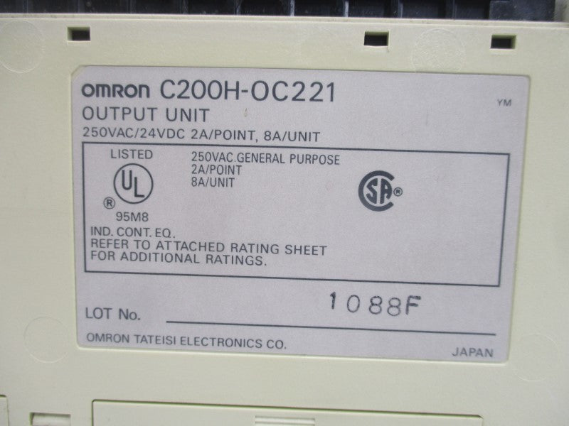 OMRON C200H-OC221 250VAC/24VDC 2A UNMP