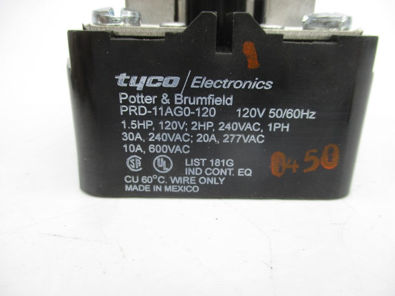TYCO ELECTRONICS PRD-11AG0-120 120V 30A NSNP