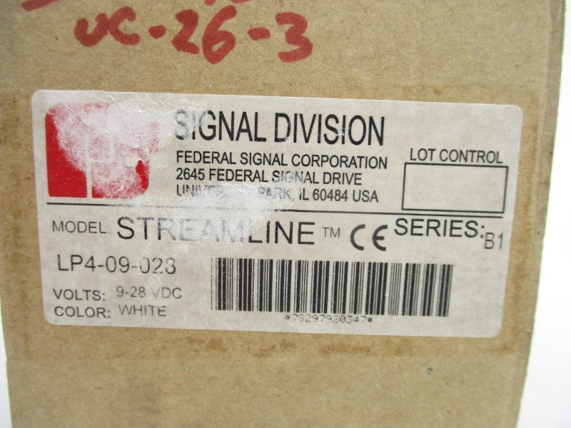 FEDERAL SIGNAL LP4-09-028 SER. B1 9-28VDC NSMP