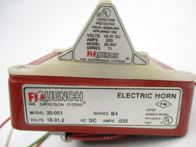 FIQUENCH 20-051 SER. B4 W/ 20-047 18-31.2VDC 0.035A UNMP