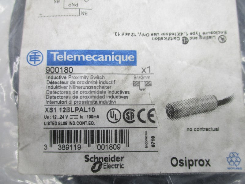 TELEMECANIQUE XS112BLPAL10 12-24V NSMP