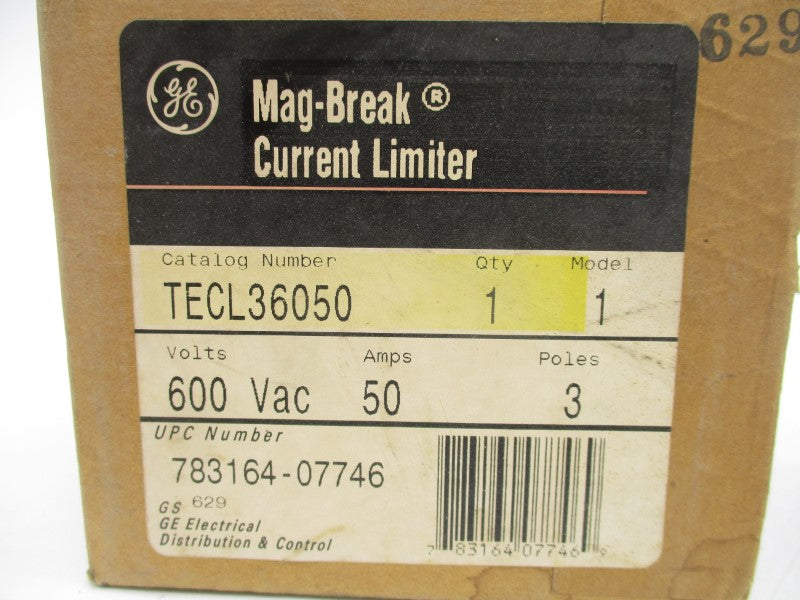 GENERAL ELECTRIC TECL36050 600VAC 50A NSMP