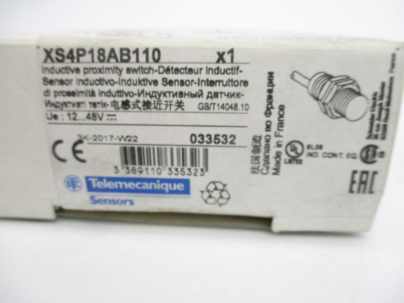 TELEMECANIQUE XS4P18AB110 12-48V NSMP