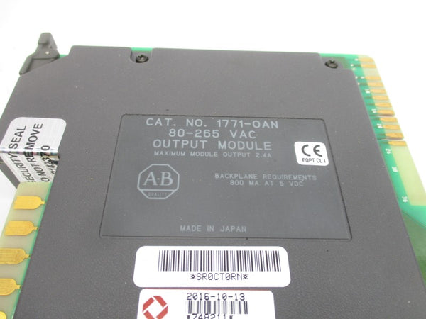 ALLEN BRADLEY 1771-OAN 80-265VAC REMAN