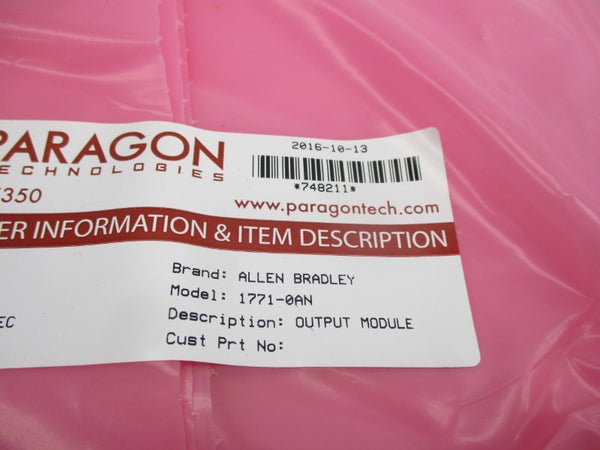 ALLEN BRADLEY 1771-OAN 80-265VAC REMAN