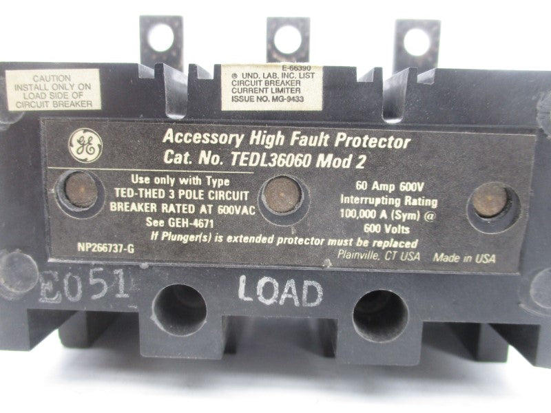 GENERAL ELECTRIC TEDL36060 600V 60A UNMP