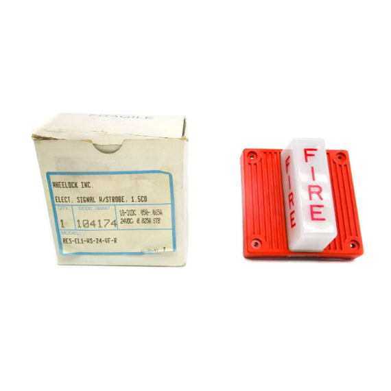 WHEELOCK AES-EL1-WS-24-VF-R 18-31VDC 0.05-0.065A NSMP