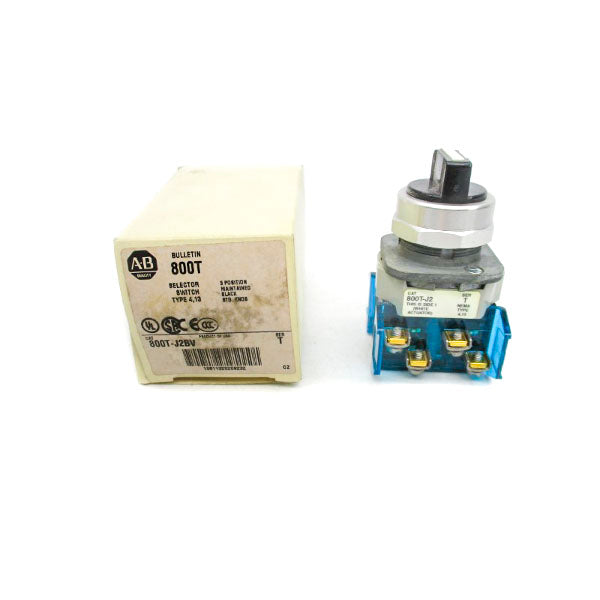 ALLEN BRADLEY 800T-J2BV SER. T 600VAC (WH) NSMP