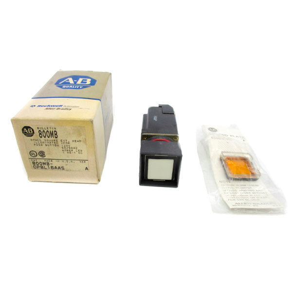 ALLEN BRADLEY 800MB-CPBL16AAS SER. A 120V (GY/BL) NSMP