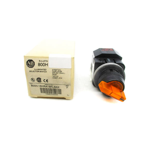 ALLEN BRADLEY 800H-16HRA18KL8AX SER. F 120VAC (WH) NSMP