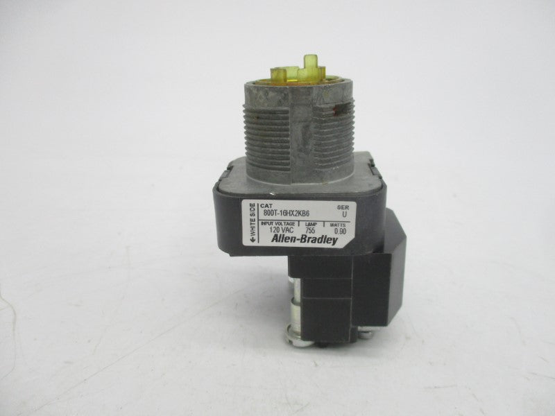ALLEN BRADLEY 800T-16HX2KB6 SER. U 120VAC (WH) NMSP