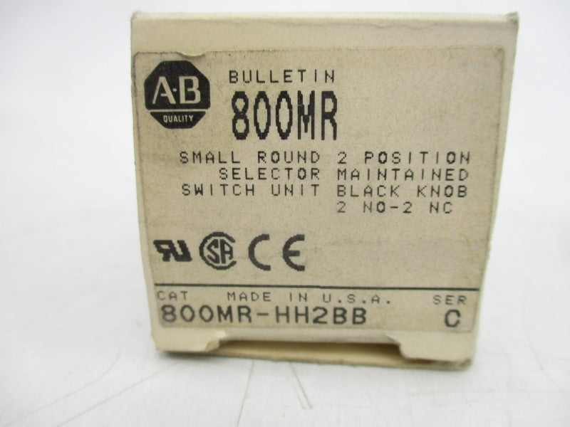 ALLEN BRADLEY 800MR-HH2BB SER. C 300VAC (GY/BL) NSMP