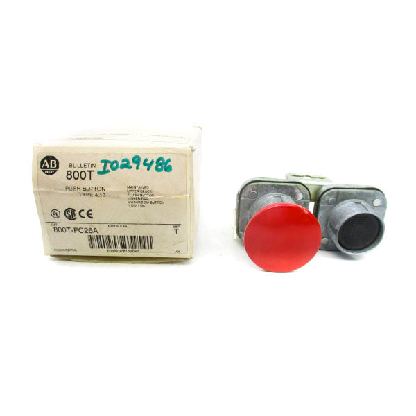 ALLEN BRADLEY 800T-FC26A SER. T (WH) NSMP