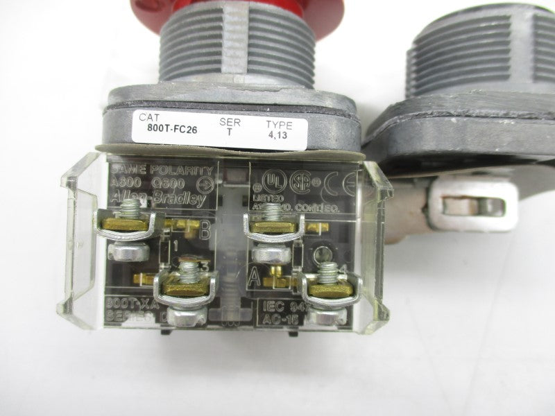 ALLEN BRADLEY 800T-FC26A SER. T (WH) NSMP