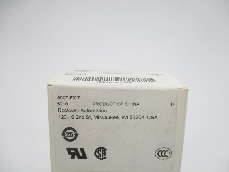 ALLEN BRADLEY 800T-FX SER. T (WH) NSFS