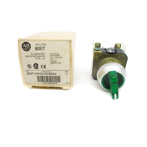 ALLEN BRADLEY 800T-24HGH2KB6AX SER. U 24V (WH) NSMP