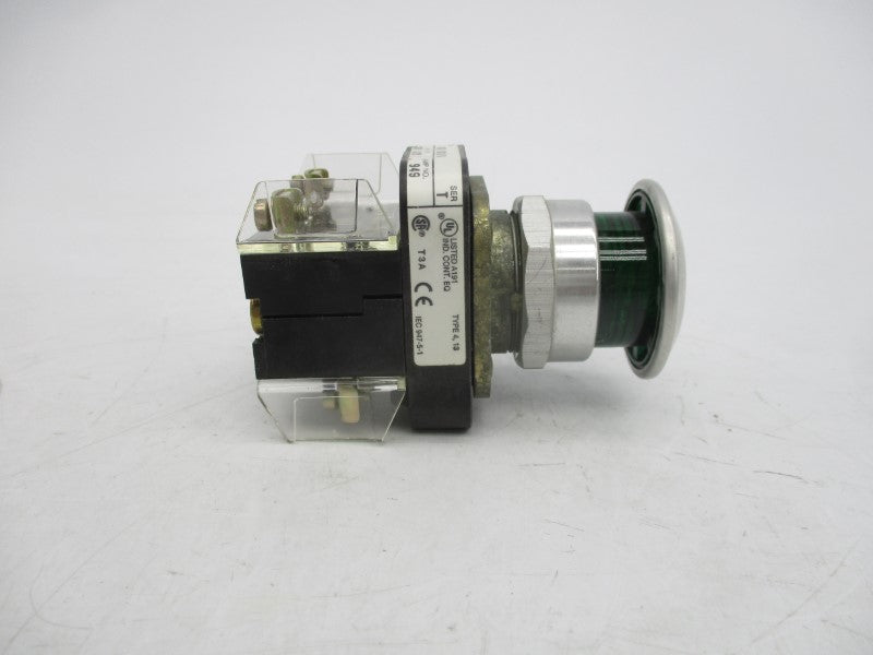 ALLEN BRADLEY 800T-FXQ10GD4 SER. T 120V (WH) NSMP
